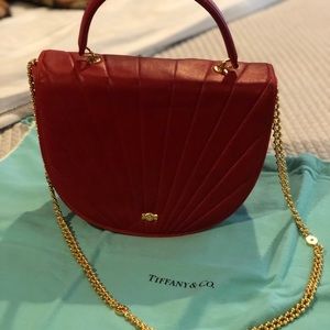 Tco red shoulder /satchel bag